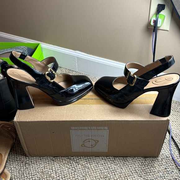 🖤 • NWOT • Sam Edelman • Women’s Jildie Slingback Mary Jane Heel • Size 10 - Picture 8 of 17